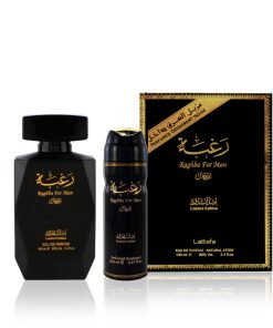 Raghba for men with deodorant by Lattafa Perfumes